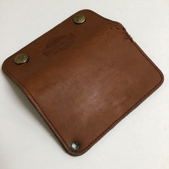 Harley Davidson Leather Wallet Biker/Motorcycle Wood Picture Frame LOT Vintage - Picture 16 of 16